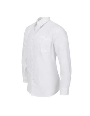 Chemise mixte Uniform Works manches longues blanche S
