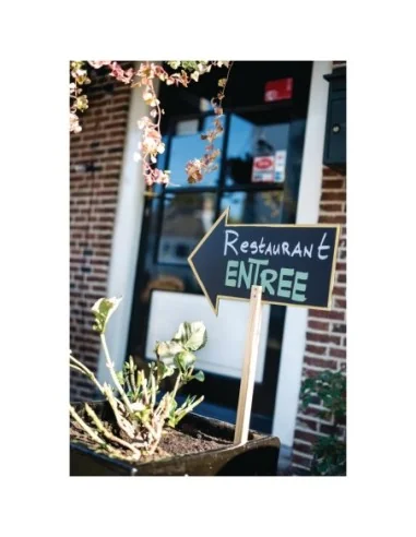 Panneau flèche de direction Securit