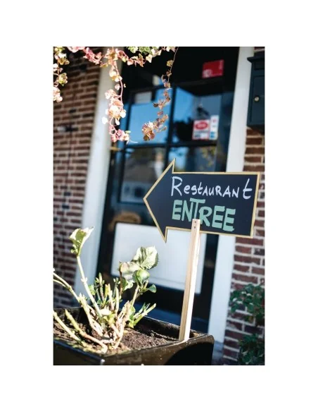 Panneau flèche de direction Securit