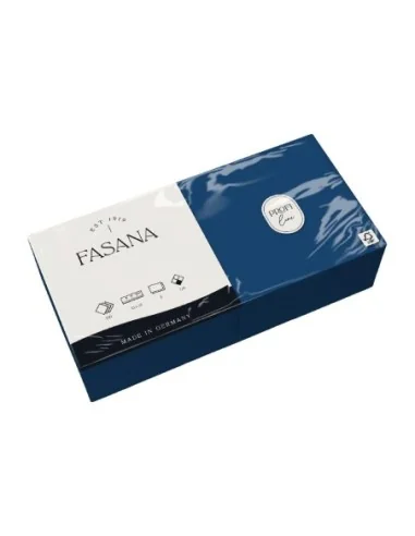 Serviettes de table en papier bleues Fasana 330mm (Lot de 1500)