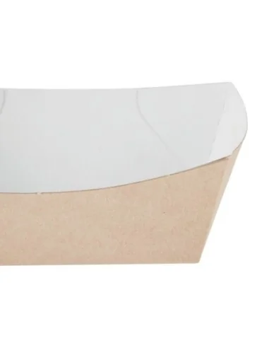 Petites barquettes alimentaires kraft compostables Colpac 124mm